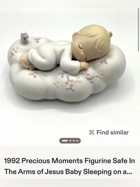 Precious Moments Safe in the Arms of Jesus figure
